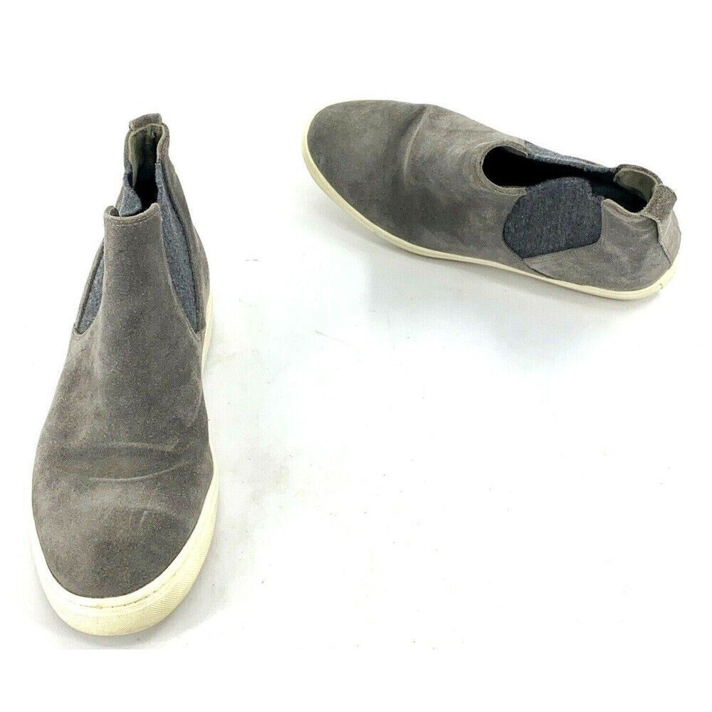 Vince Hidden Wedge High Top Slip On Sneakers Sz 6 M Italian Wool Blend